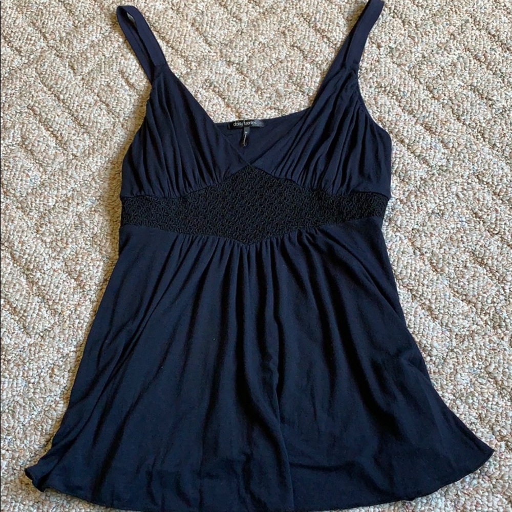 Daisy Fuentes dressy tank top